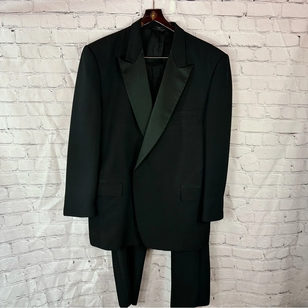 F.W.I. formal wear international Black Tuxedo cosplay costume formal wedding